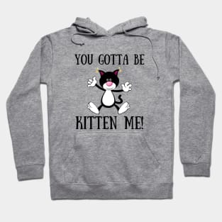 YOU GOTTA TO BE KITTEN ME! Funny Cat Hoodie